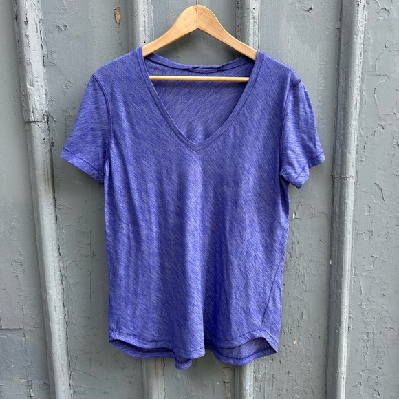 Lululemon Purple What The Sport Tee, approx 10/12 - Picture 2 of 10